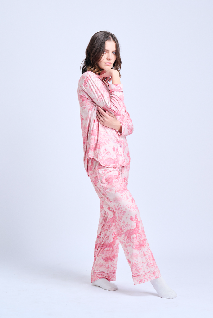 Pink Toile